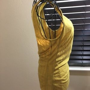 Mustard Sleeveless Top